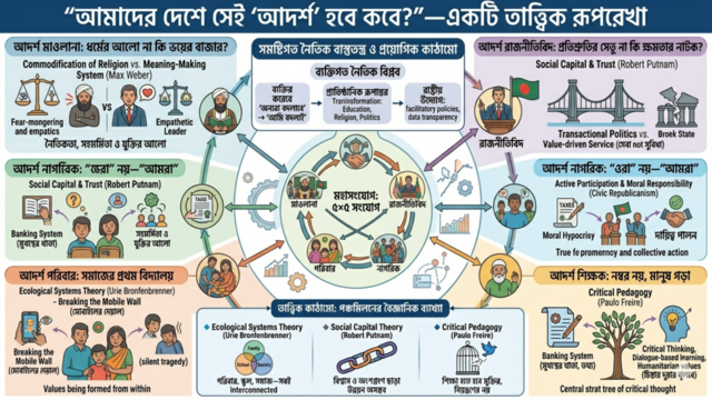 চিত্রলেখ্য-০৩। আদর্শ সমাজ: স্বপ্ন নয়, বিজ্ঞানের মানচিত্র (তাত্ত্বিক রূপরেখা)